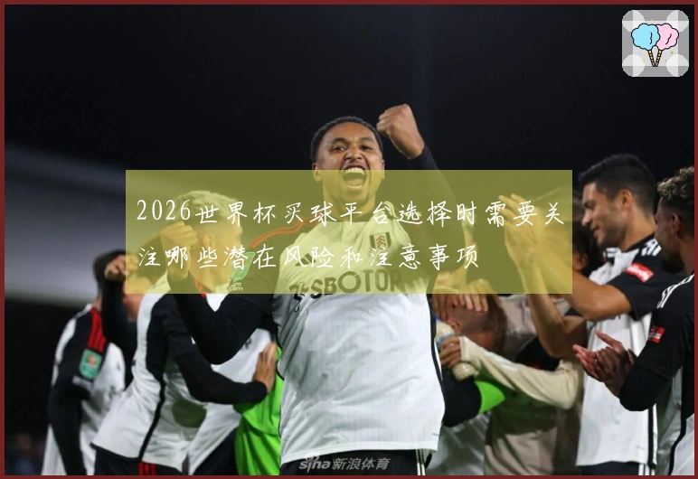 2026世界杯买球平台选择时需要关注哪些潜在风险和注意事项