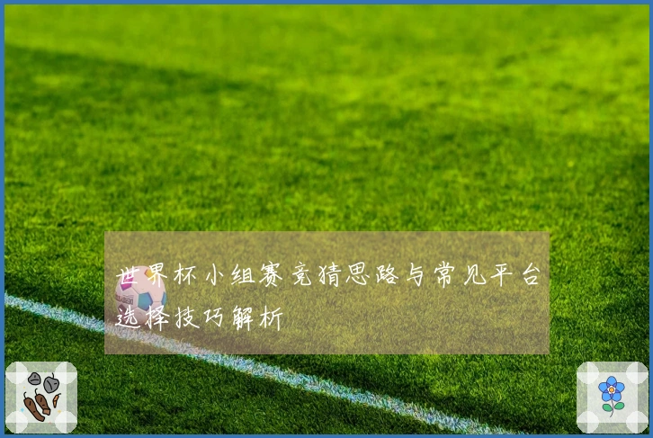 世界杯小组赛竞猜思路与常见平台选择技巧解析