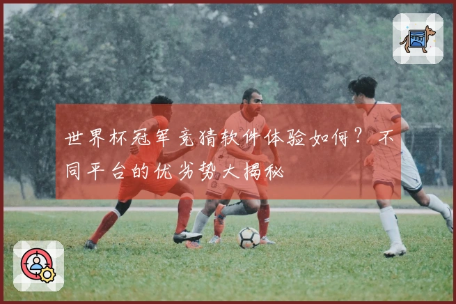世界杯冠军竞猜软件体验如何？不同平台的优劣势大揭秘